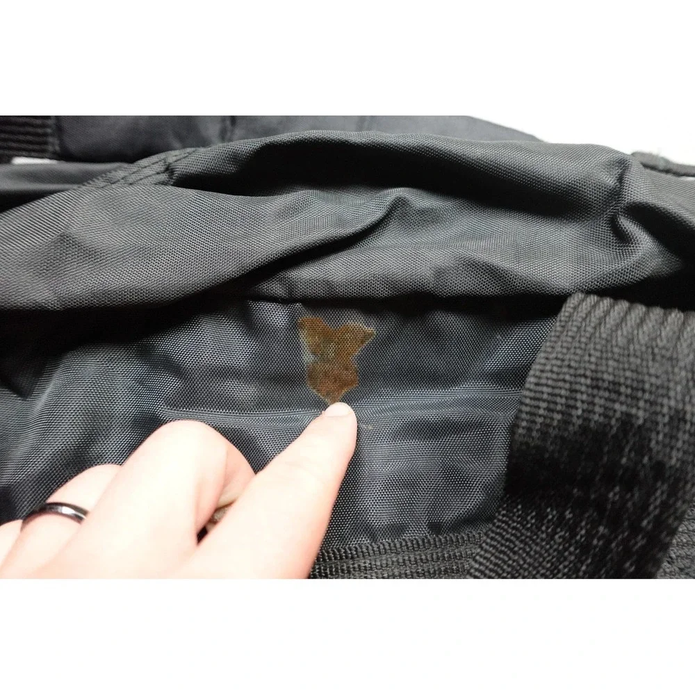 Vintage Nike Black Just Do It Duffle Bag Soft Case Adjustable Strap Men 23